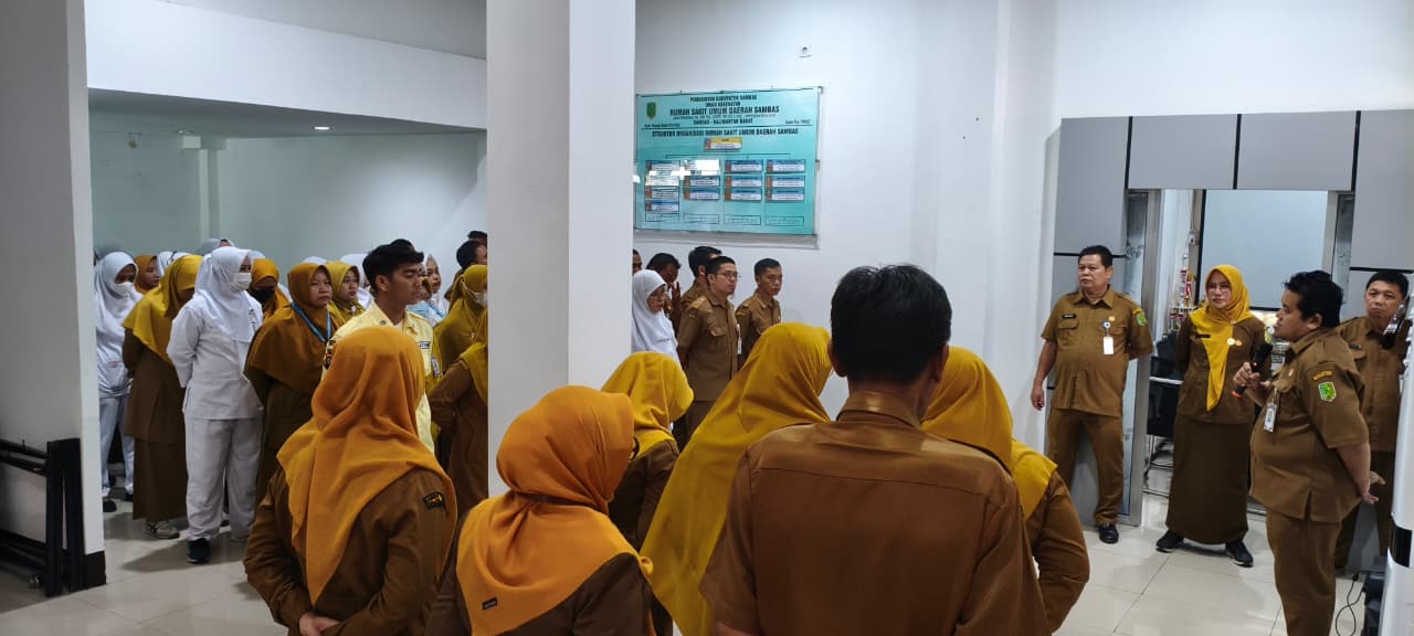 Apel Pagi RSUD Sambas, Kabid Mutu dan Data Informasi Tekankan Penguatan Mutu Pelayanan